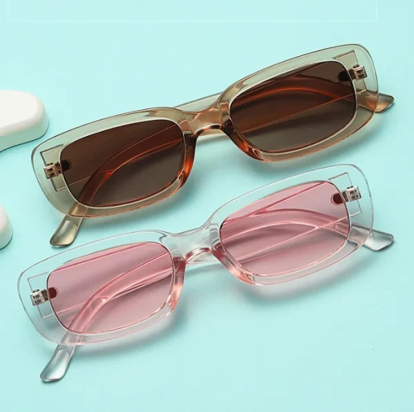 Hot Sale Children Fashion Sunglasses Rectangle Outdoor Sunglasses Small Frame Orange Shades Uv protection