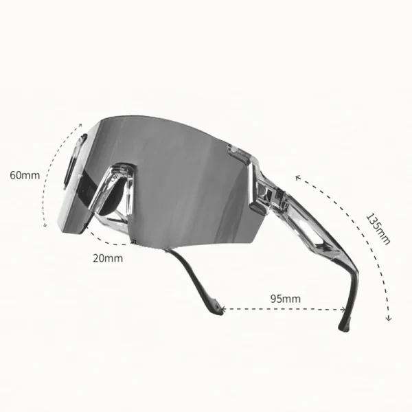 LMA Professional Brand Riding Glasses Transparent Purple TR Frame Photochromic Lens Sports Goggles Box ANSI Z87.1 Sunglasses - Image 5
