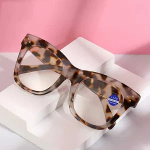 2327 New Large Frame Fashionable Anti-Blue Light Men's Retro Round Presbyopic Reading Glasses Wholesale Women Custom