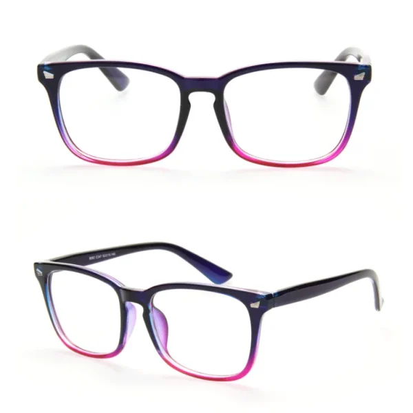 Lightweight With Spring Hinge Anti UV Eye Protection Ray Rectangular Computer Reading Naked Glasses in Spain Eyeglass Frame - Image 6