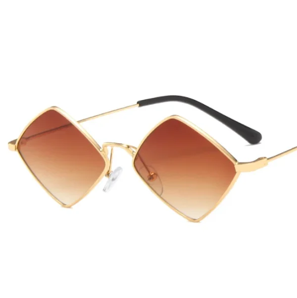 Square Diamond Sunglasses Women Female Sun Glasses Vintage Eyeglasses Men Shades Irregular Eyewear UV400 - Image 6