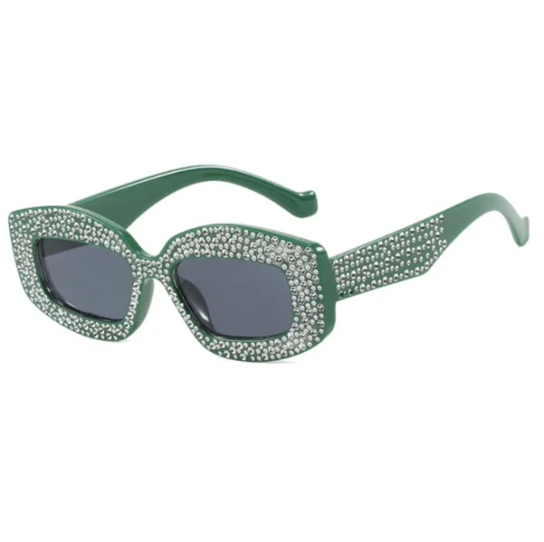 2025 New Polygonal Sunglasses Women Small Decorative Plastic Rhinestone Sun Glasses Fashion Eyewear UV400 - Image 5