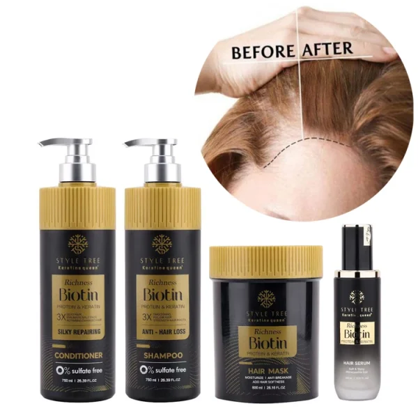 New Arrival Natural Hair Care Sets Deep Repair Hair Moisturizing Shampoo
