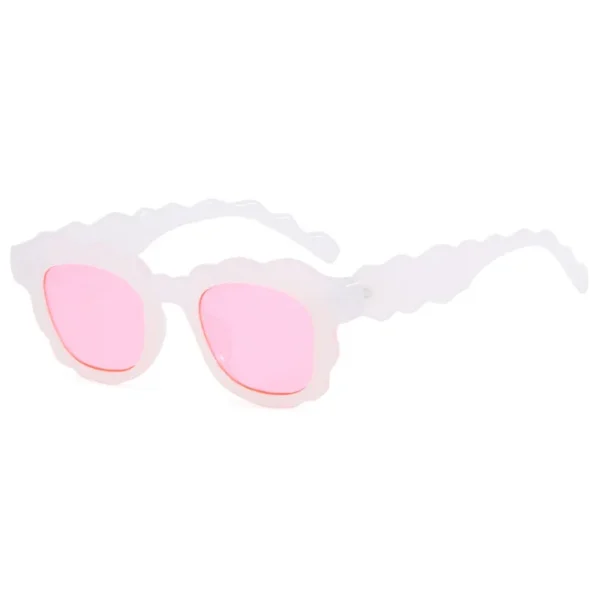 2025 New Fashion Square Sunglasses Women Men Wave Frame Sun Glasses Vintage Trending Eyewear UV400 - Image 3