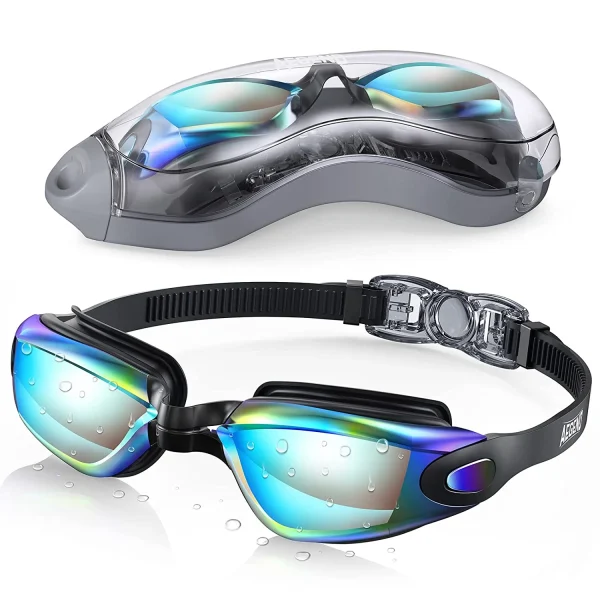 Swimming Glasses Adult Swim Goggles Professional Swimming Goggles With case Anti Fog 100% UV protection No Leaking