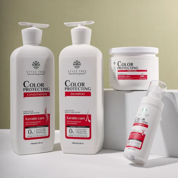 OEM Color Protecting Shampoo Keratin Formula UV Protection Moisturizing Repair Shampoo for Dyed Hair Care
