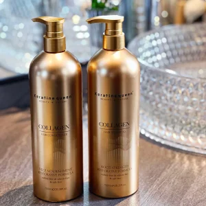 Best Seller Collagen Stronger Hair Growth Shampoo Conditioner Set Hair Serum for Damaged Hair Repairing