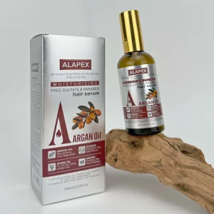 ALAPEX 100% Organic Anti Frizz Jojoba Oil Hair Treatment Regrowth Oil Damaged Repair Argan Oil for Hair Care100ml