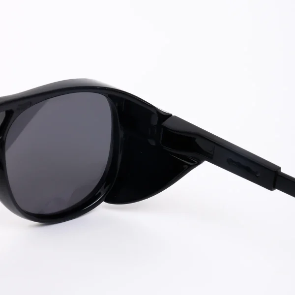 LMA 3415 Classic Black Shades Sports Eyewear ANSI Z87+ Custom Logo Men Women UV400 High Quality Side Shield Safety Sunglasses - Image 2