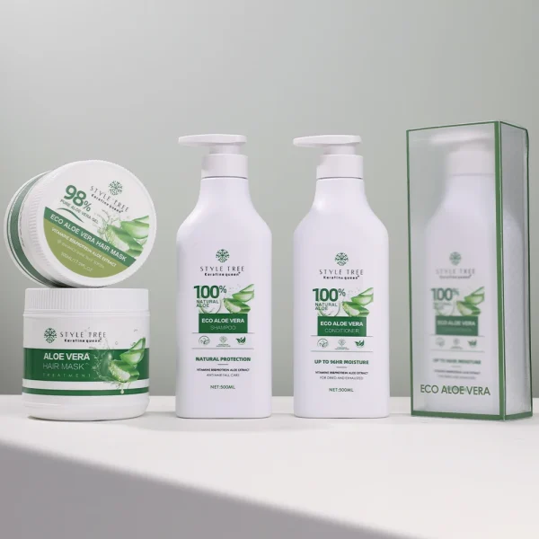 Plant Extract Natural Aloe Vera Hair Shampoo and Conditioner for Repairing Hair - Image 5