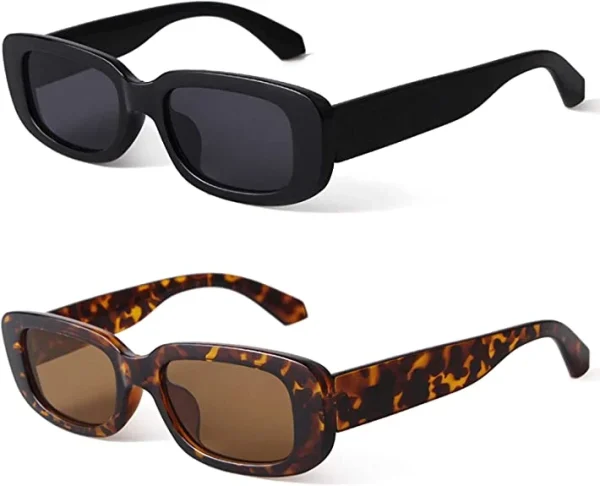 2023 Rectangle Sunglasses Gafas De Sol Rectangulares Lentes De Sol Para Mujer Vintage Small square Sun Glasses UV protection Gla