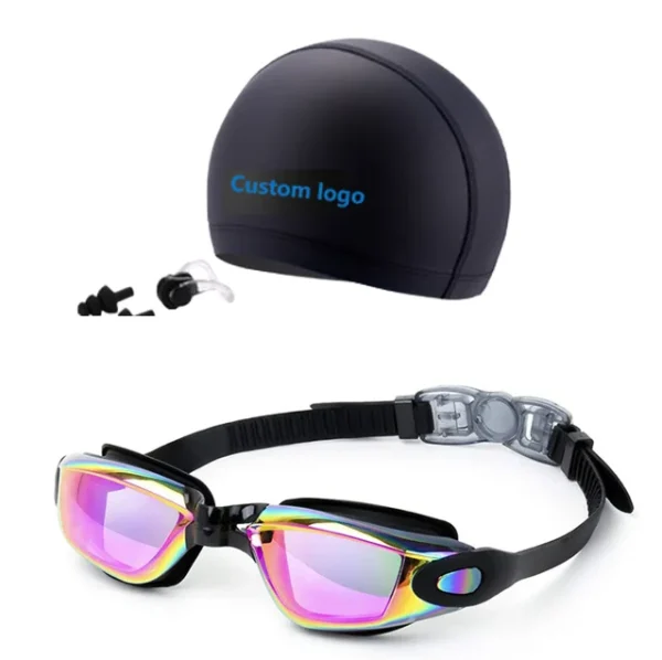 Unisex  Anti Fog High Quality Racing Water Sport Equipment Adult No Leaking With Case Adjustable Mirrored Swimming Goggles - Image 3