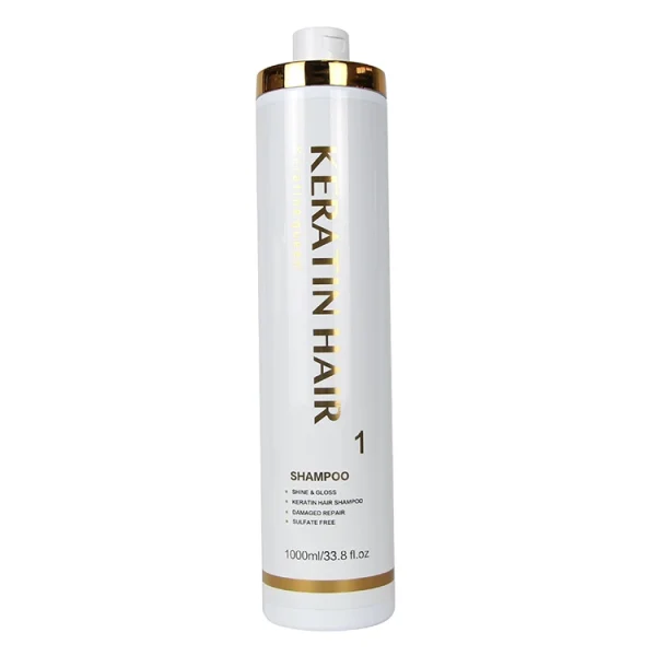 Custom Logo Professional Keratin Smoothing Permanent Straightening Treatment Shampoo Conditioner Set - Image 6