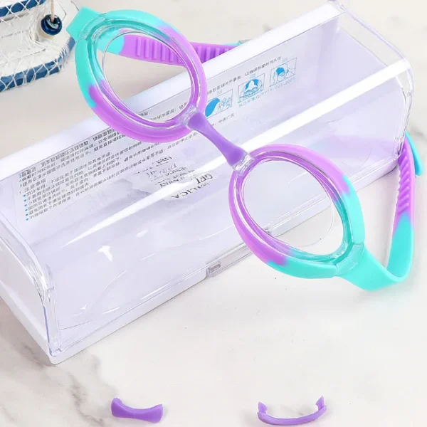 2025 China YIWU Wholesale Adjustable Strap Prescription Dive Swimming Goggles for Children Kids with Box - Image 4