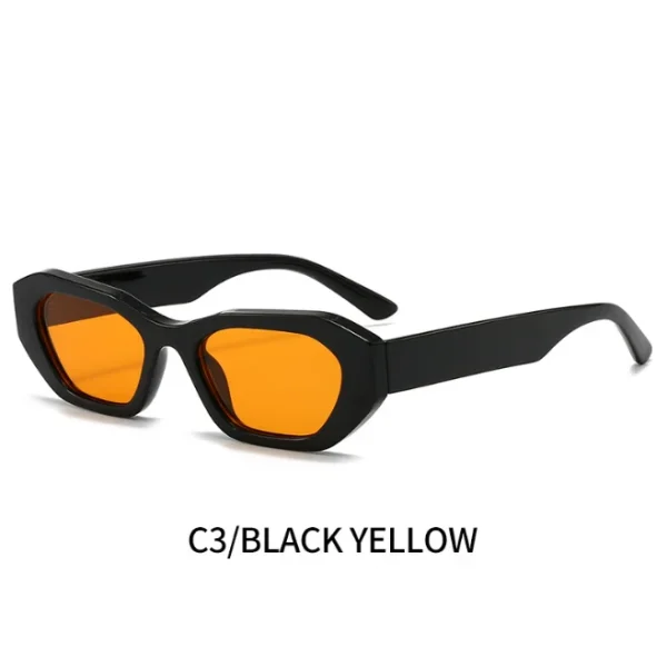 Small Frame Sunglasses for Women and Men Rectangle Punk Shades UV400 Fashion Design Outdoor Summer Eyewear - Image 6