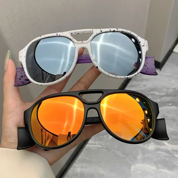 Lmamba 2590 Z87 Safety Sunglasses Custom Logo Retro Outdoor Men Women UV400 Fashion Sports Polarized Sun Glasses 2025 - Image 2