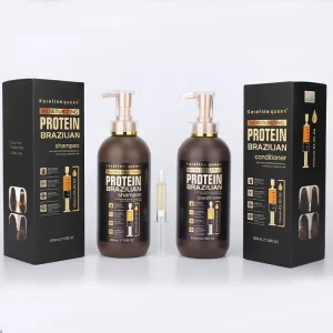 Hot Sale Repairing Damaged Hair Sulfate-free Moisturizing Shampoo Protein Brazilian Hair Care Set