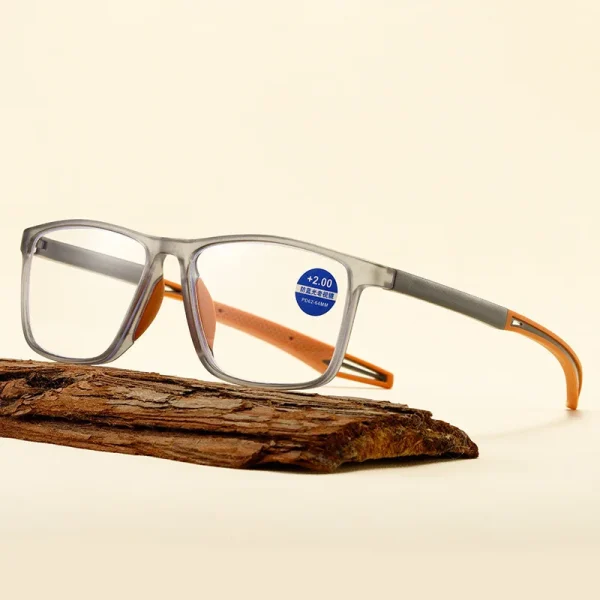 Square Optical  Glasses Men Sports Anti Blue Light Lenses  Eyeglasses Frame Male TR90 Computer Spectacles Frame Reading Glasses