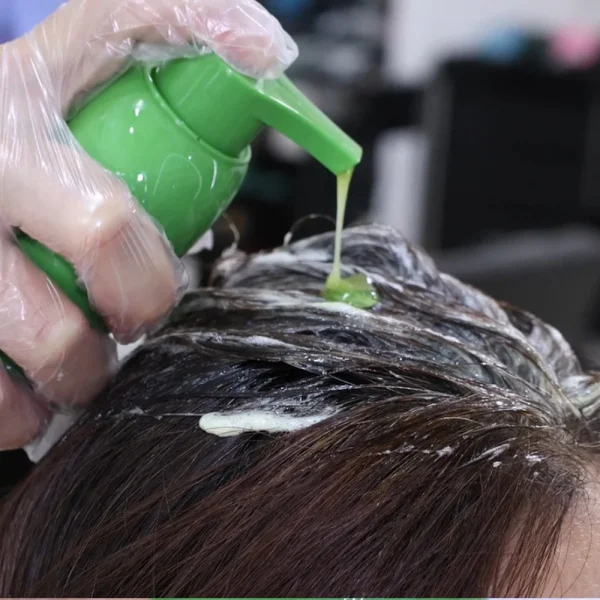 Easy Use Bubble Dye Plant Dye Hair Color Cream Bubble Hair Dye Black Cover White Hair - Image 5