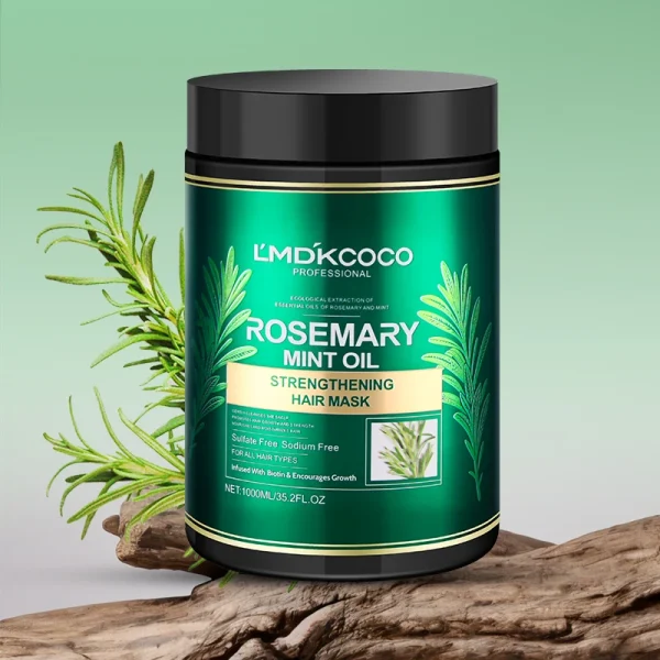 Wholesale 1000ml Rosemary Mint Oil Hair Mask to Prevent Hair Loss, Moisturize and Repair Dry Hair Conditioner - Image 6