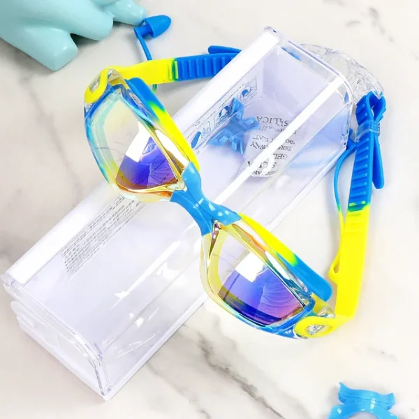 2025 China YIWU Wholesale Affordable High Quality Eco Swim Training Goggles for Children Kids - Image 5