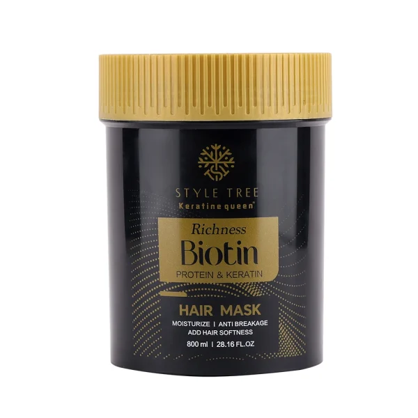 Biotin Natural Hair Mask Salon Professional Protein Moisturizing for Repair Hair Treatment Private Label - Image 2