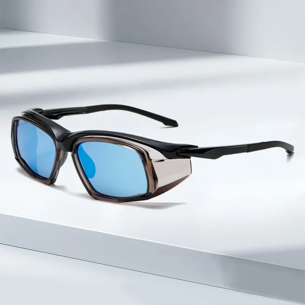 Lmamba 660 Custom TR90 Sports Running Sun Glasses Men Mountaineering Wind Sand TR90 Polarized Safety Sunglasses - Image 5
