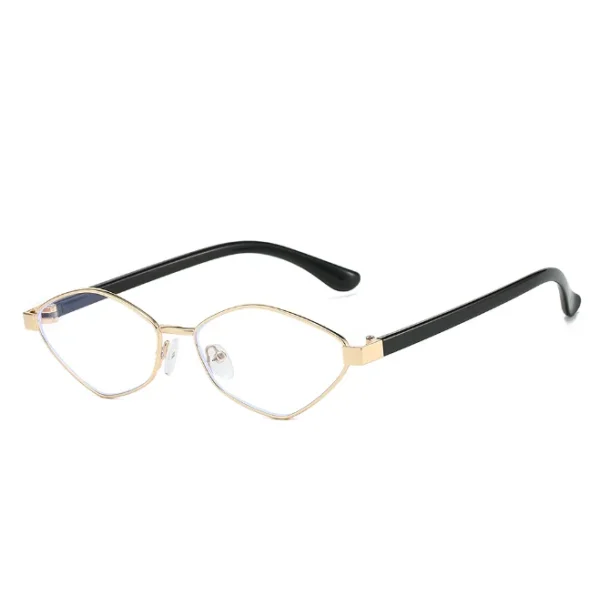 Polygon Sunglasses for Women Retro Vintage Gold Metal Geometric Sun Glasses Shades UV Protection Classic Eyewear - Image 6