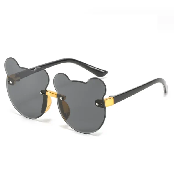 Cute Kids Little Bear Shape Cartoon Sunglasses Gradient UV 400 Protection Baby Sunglasses for Toddler Girls Boys 2024 - Image 3