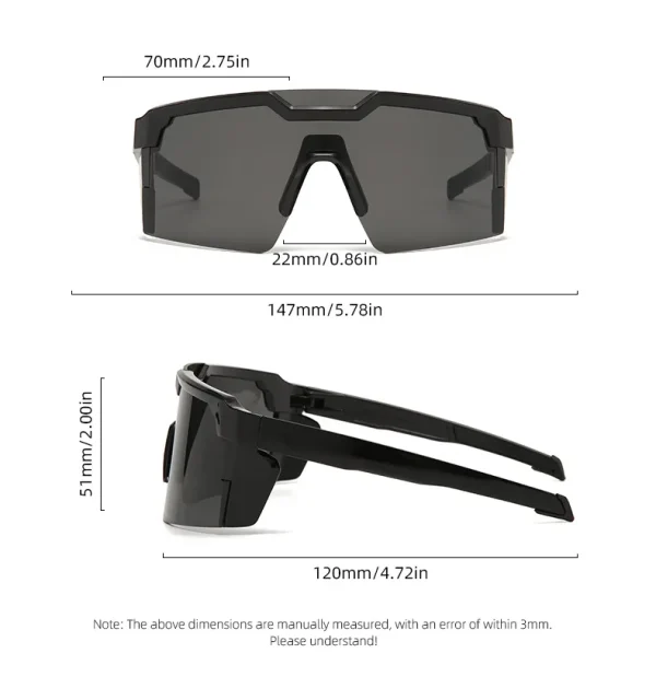 LMA Fashion Designer Oversize Shades Mirror Purple Lens Custom Logo Women Sports Eyewear Z87 Man Safety Sunglasses High Quality - Image 5