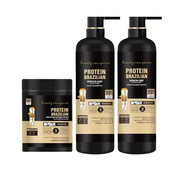 Natural Moisturizing Keratin Shampoo Range Hair Products Set for Curly Hair Oem Shampoo Manufacturer - Image 5
