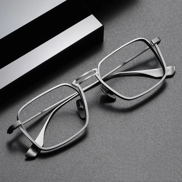 LMA DLX125 Metal Prescription Glasses Frame Reading Retro Vintage Anti Blue Light Alloy Luxury Eyeglasses Man High Quality - Image 2