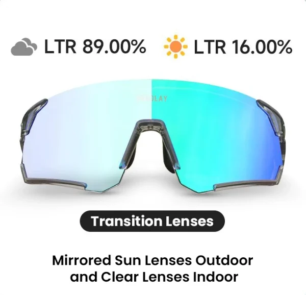 LMA Professional Brand Riding Glasses Transparent Purple TR Frame Photochromic Lens Sports Goggles Box ANSI Z87.1 Sunglasses - Image 3