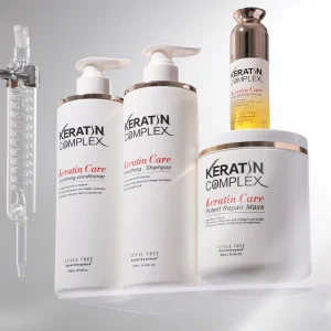 Factory Price Biotin Keratin Hair Care Set Volumizing Keratin Complex Shampoo for Thickening Hair