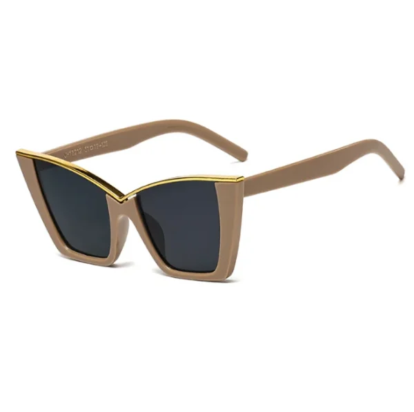 Vintage Oversized Square Rivet Sunglasses for Women Fashion Gradient Cat Eye Sun Glasses Female Shades Uv400 - Image 6