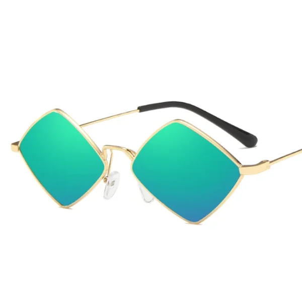 Square Diamond Sunglasses Women Female Sun Glasses Vintage Eyeglasses Men Shades Irregular Eyewear UV400 - Image 5
