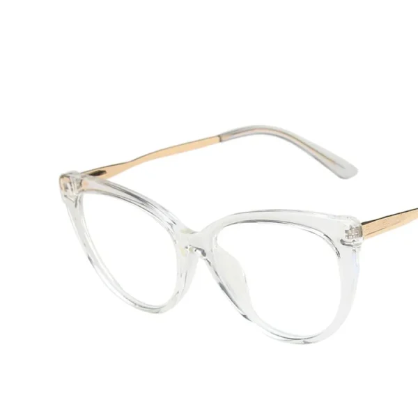 Lmamba Cat Eye Blue Light Blocking Computer Glasses Anti Blue Optical Eyeglasses Frames Reading Glasses - Image 6