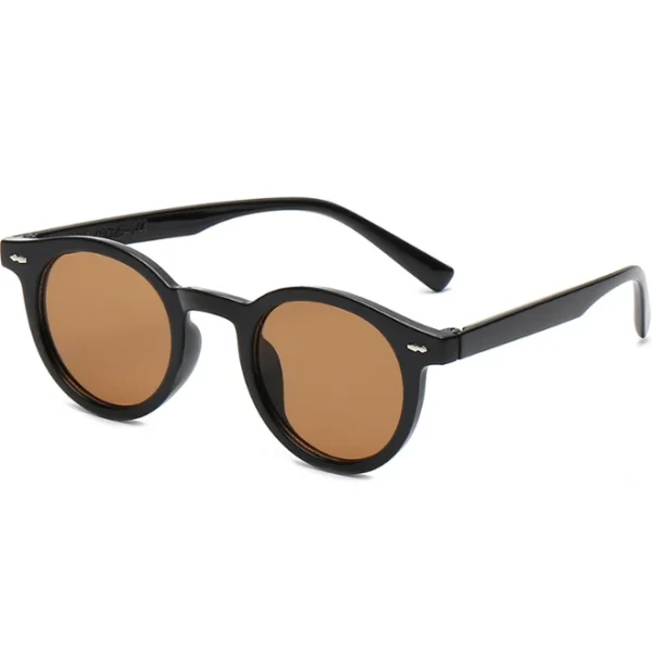 New Design Fashion Sunglasses Men Women Driving Round Pink Sun Glasses Custom Logo Vintage Sunglasses - Image 5