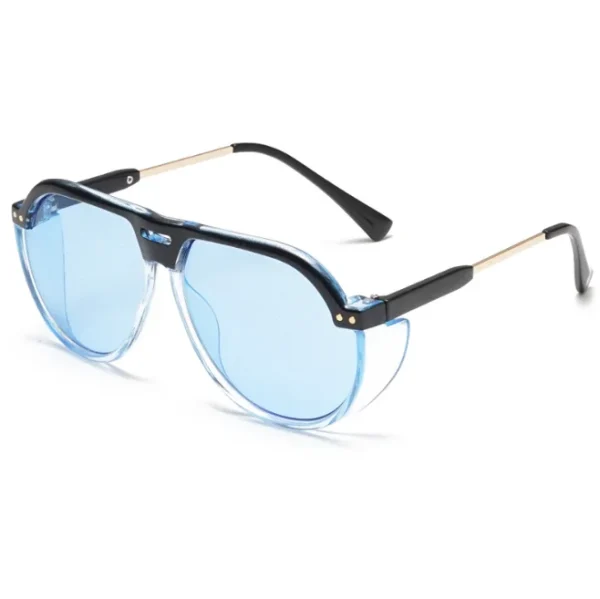 Big Frame Sunglasses Fashion Punk Sun Glasses Double Beam Funky Eyewear for Women and Men UV400 Shades - Image 6