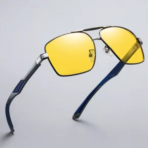 Photochromic Lens Finishing Polarized Sunglasses Driving Mirror Lens Male Night Vision Sun Glasses Outdoor Sports Eyewear