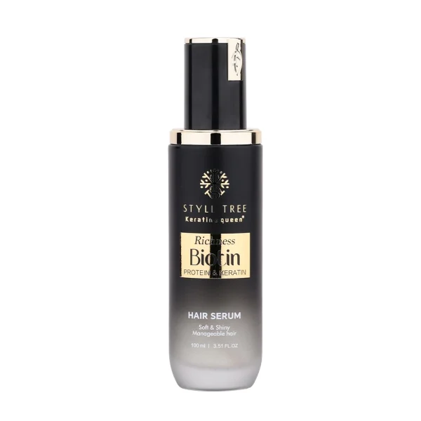Wholesale Factory Biotin Keratin Hair Serum Shine Anti-Frizz Serum for Frizzy Hair