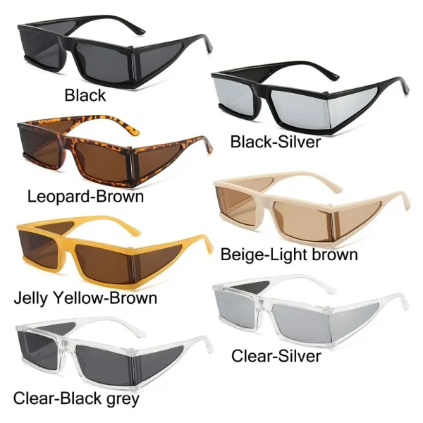 Small Rectangle Sunglasses New Women Sunglasses Retro Punk Style Sun Glasses UV400 Shades Outdoor Eyewear