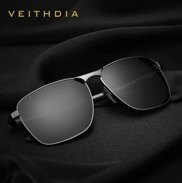 Vintage Square Sunglasses 2023 VEITHDIA UV400 Lens Veithdia Sun Glasses for Men Polarized V2462 Custom Logo - Image 3
