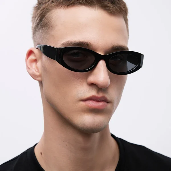 LMA Retro Brand Big Square Custom Logo Thick Transparent Classic Shades Women Men High Quality Gradient Brown Acetate Sunglasses - Image 5