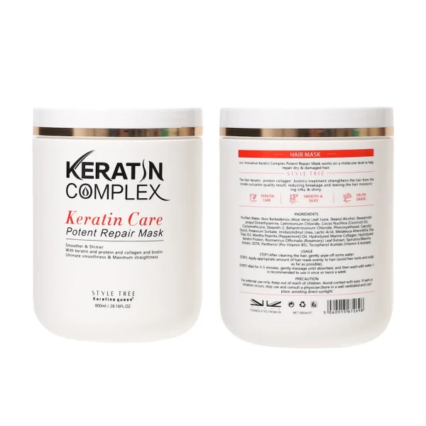 Factory Price Biotin Keratin Hair Care Set Volumizing Keratin Complex Shampoo for Thickening Hair - Image 4