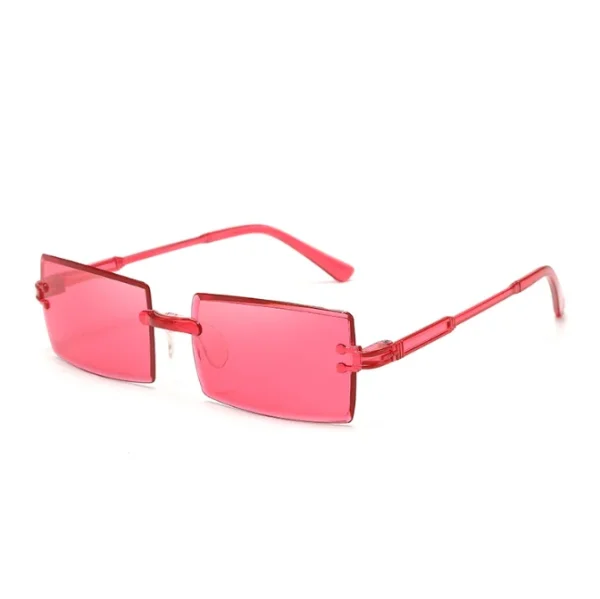 2023 New Candy Color square Sunglasses Jelly Color Fashion Over Size square Rimless Sunglasses Women Lentes De Sol Para Mujer - Image 5