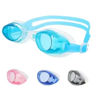 Adult Unisex Flat Light Swimming Goggles With case Adjustable Strap Transparent Anti-fog No Leaking Swim Goggles