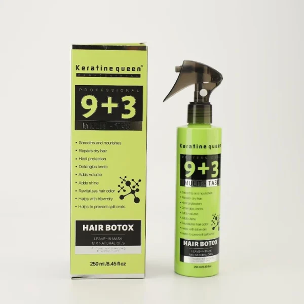 Private Label Heat Protect and Shine Spray Anti Frizz Split for Hair Smooth Repair Hair Gloss Oil Spray
