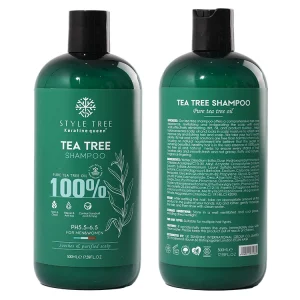 Wholesale Vegan Professional Hair Shampoo Tea Tree Shampoo Hair Conditioner Mask Set