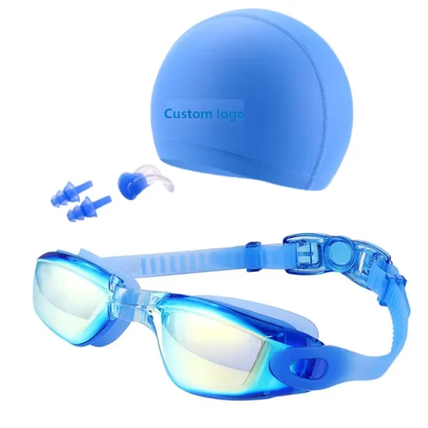 Unisex  Anti Fog High Quality Racing Water Sport Equipment Adult No Leaking With Case Adjustable Mirrored Swimming Goggles - Image 5
